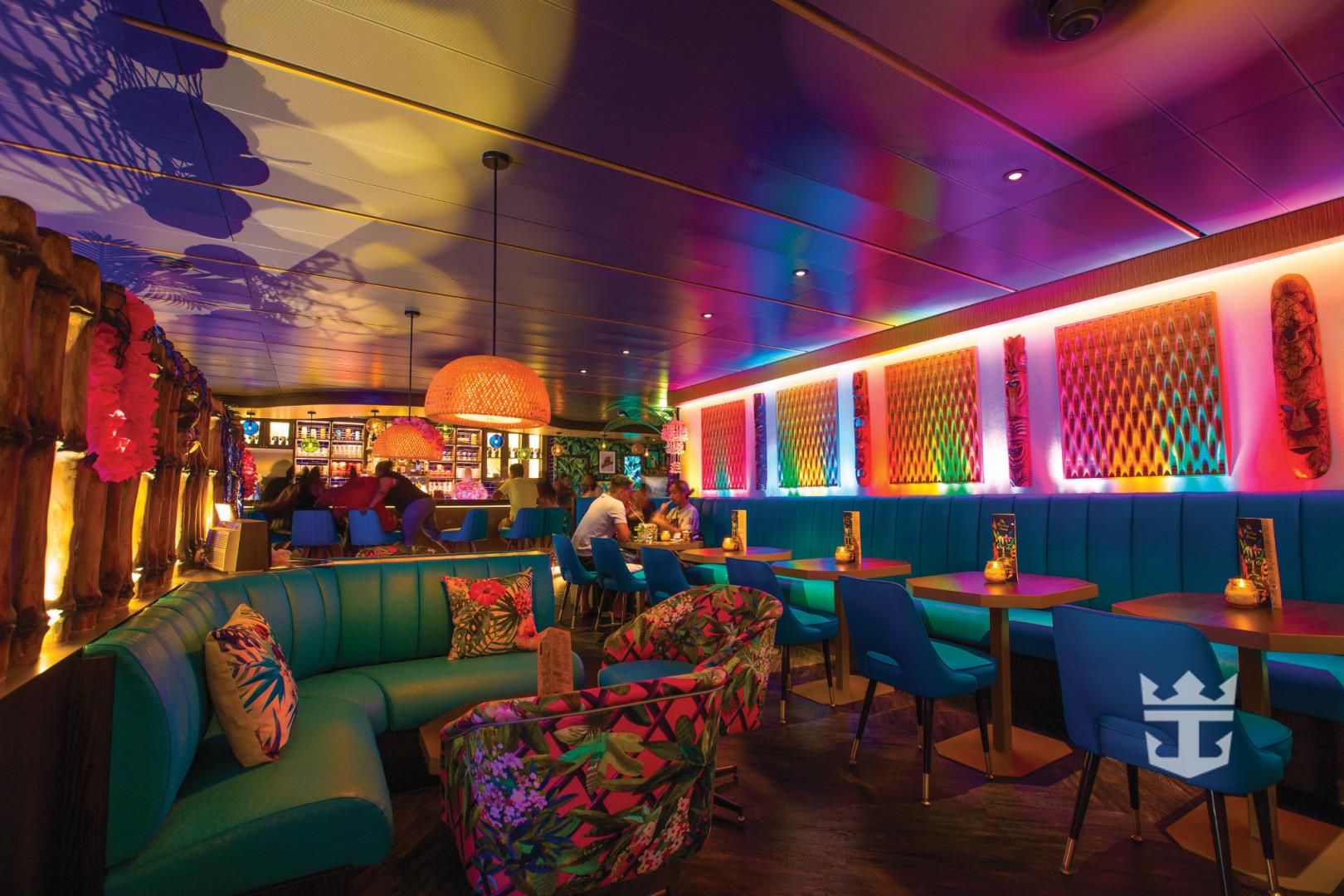 View of seating and lighting in Bamboo Room - Photo Credit: Dmitry Starkin